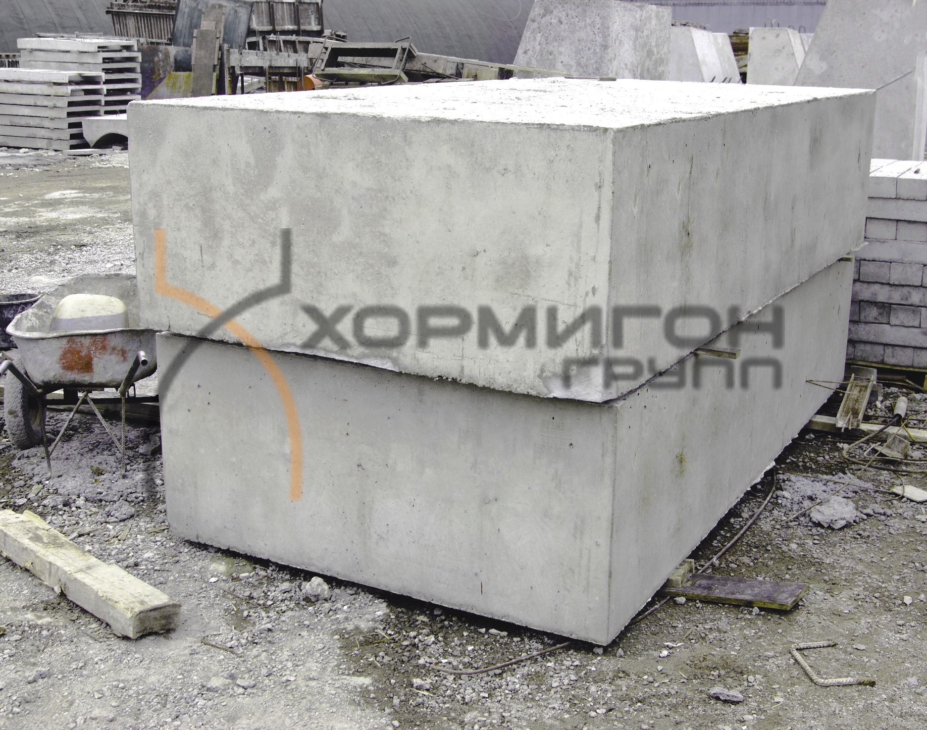 Блок фундамента Ф6.201 по шифру 2119РЧ Вып. 1-1