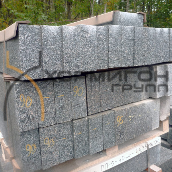 Гранитный камень бортовой ГП-5